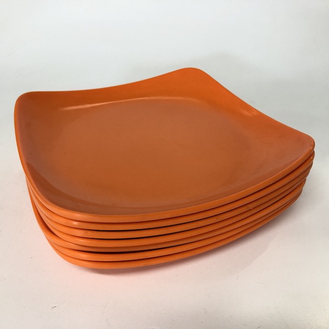 PICNICWARE, Plastic Plate - Orange Square